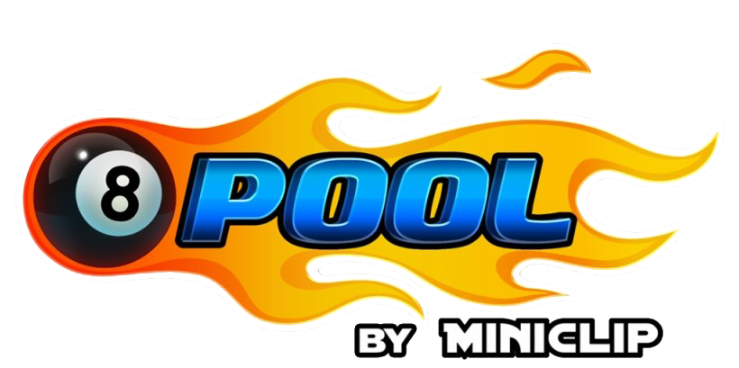 8 Ball Pool Logo Png Image (white)