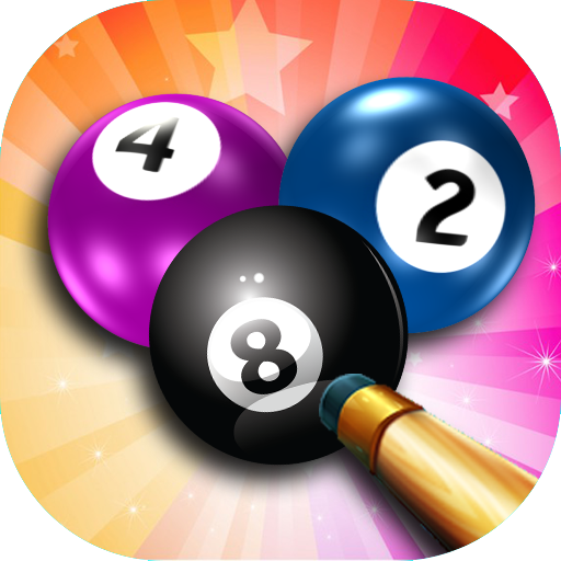 8 Ball Pool Png Image (white, purple, black, red, navy)