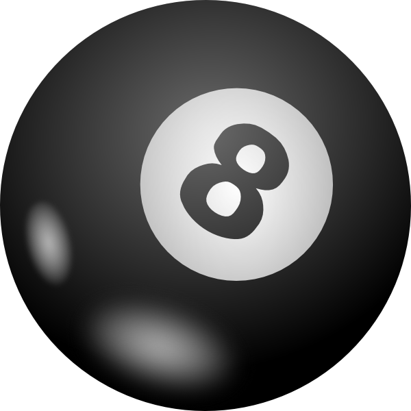 8 Ball Pool Transparent Png (white, black, indigo)