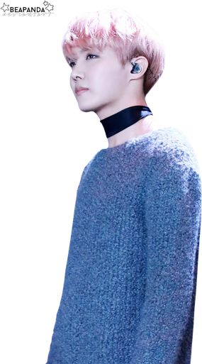 J Hope Singer Png Picture (white, gray, black)