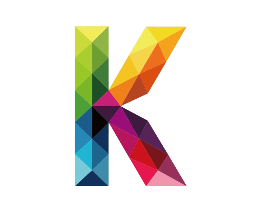 K Letter Png File Download Free (chocolate, gold, indigo, white, yellow)