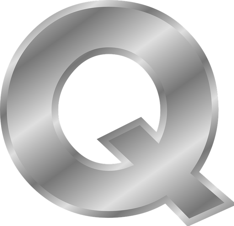 Q Letter Png Download Image (black, gray, silver, lavender)