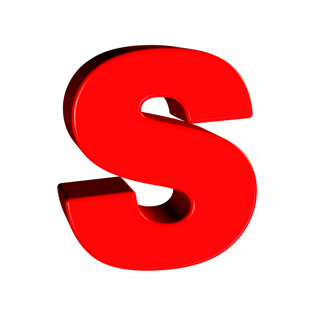 S Letter Png Download Image (black, maroon, red)