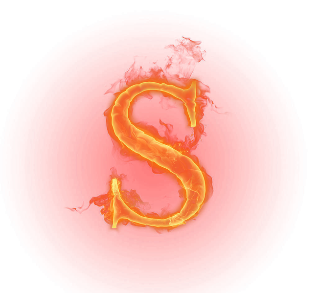 S Letter Png File Download Free (black, red)