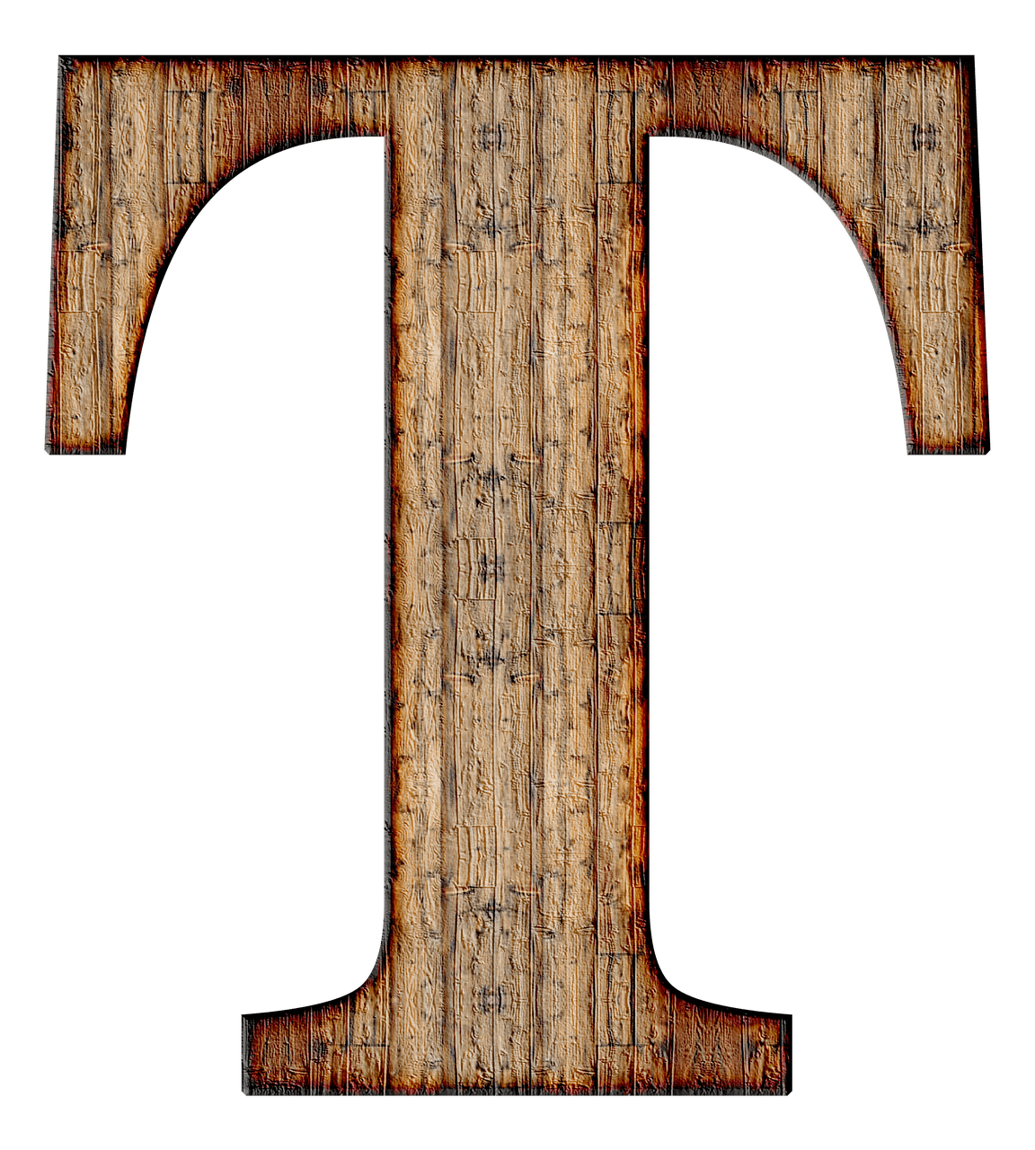 T Letter Png File (gray)