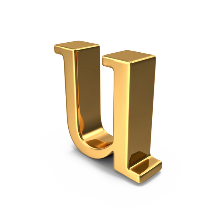 U Letter Png Hd Image (white)