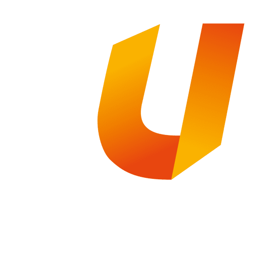 U Letter Png Image (chocolate, gray, orange)