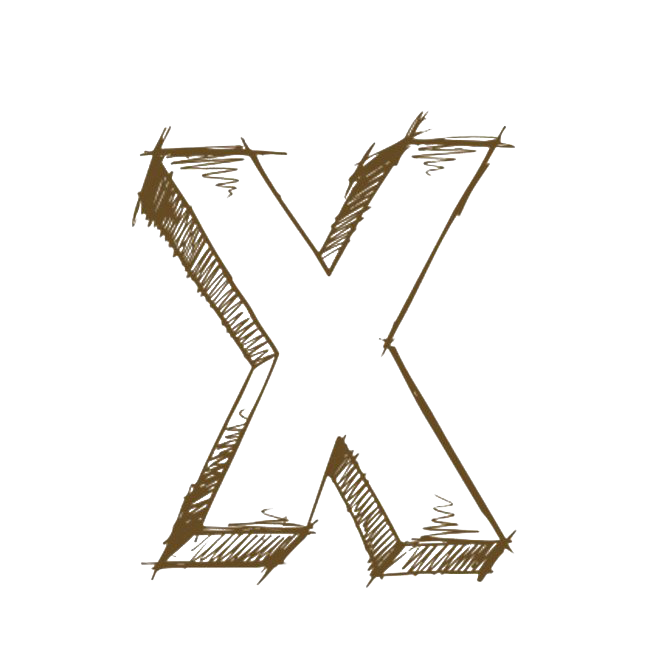 X Letter Png Pic (white)