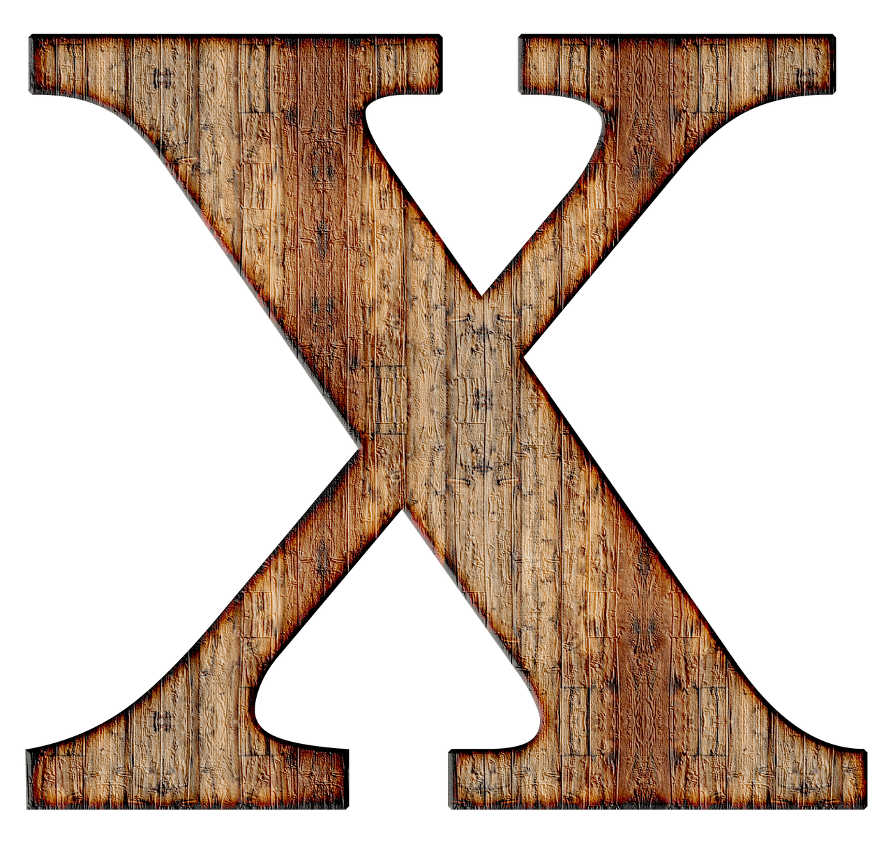 X Letter Png Picture (gray)