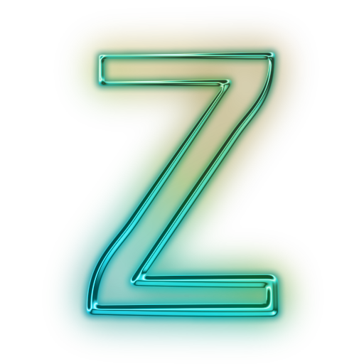 Z Letter Png File Download Free (teal, gray, white, black, silver)