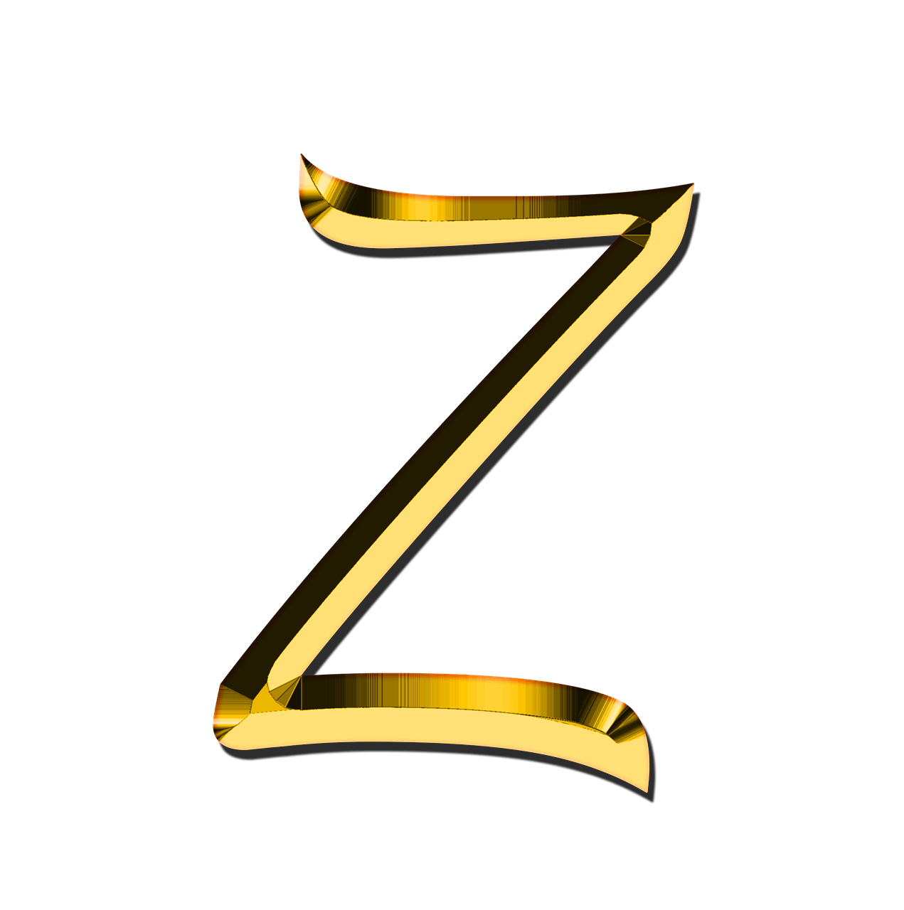 Z Letter Png Image (black, gray, pink)