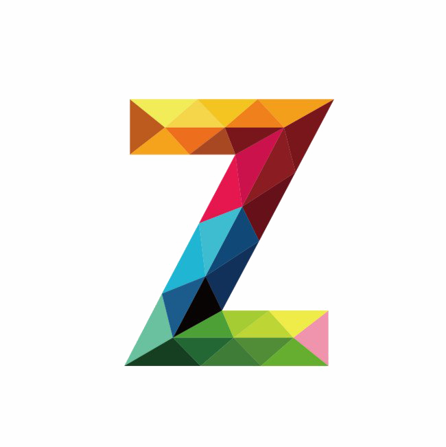 Z Letter Png (maroon, white)