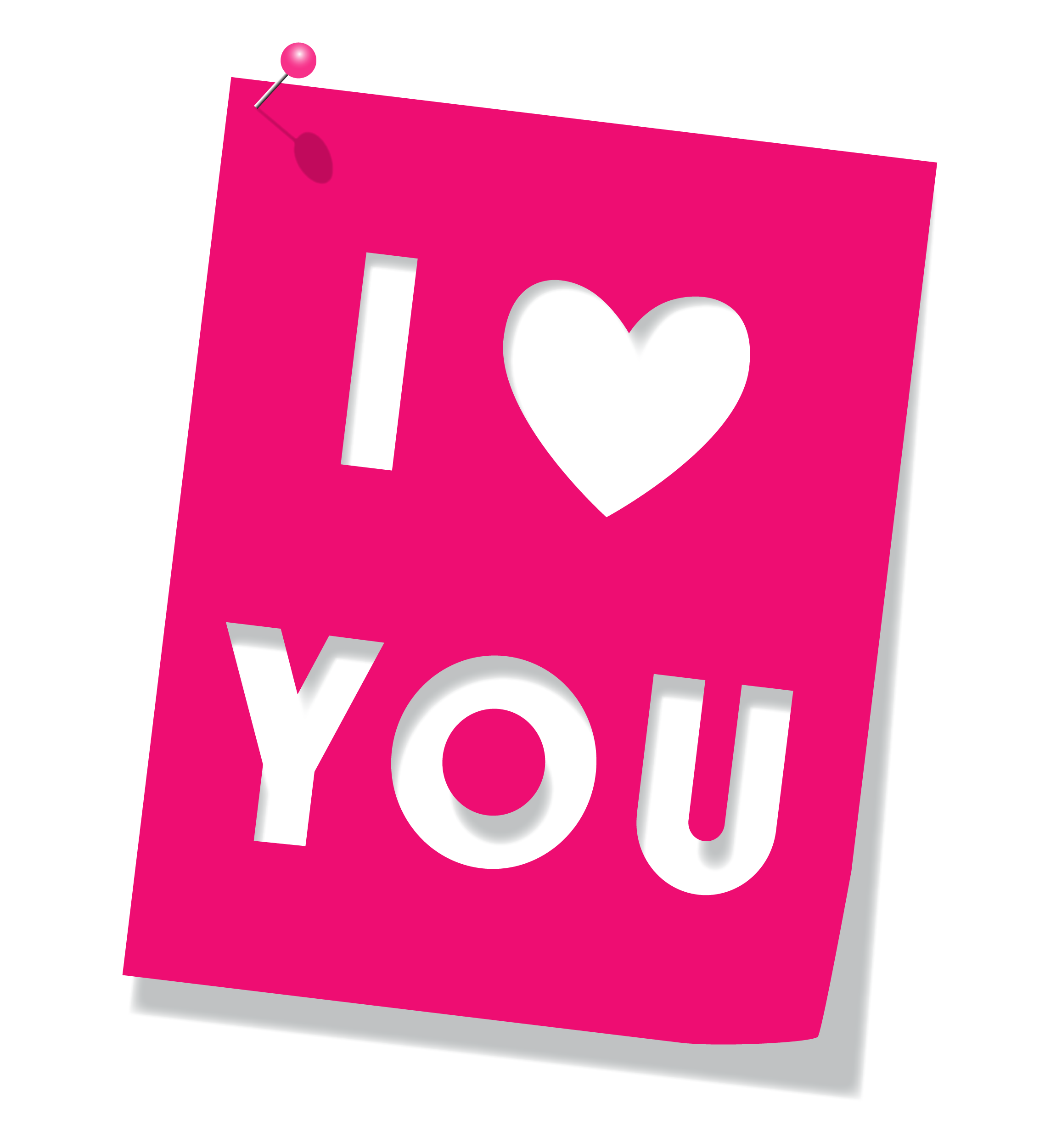 I Love You Text Free Download Png (white, purple, black, red, salmon)