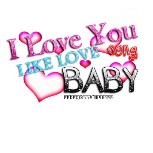 I Love You Text Free Png Image (plum, white, black, red, pink)