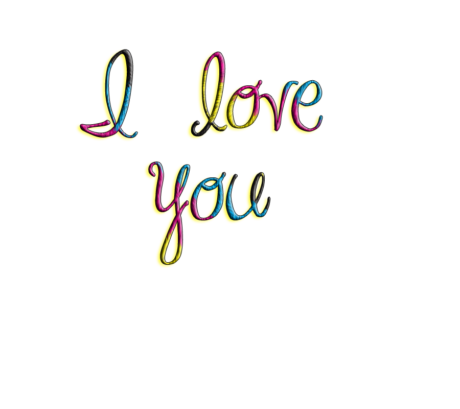 I Love You Text Png Image Hd (white, yellow, black, lavender, beige)