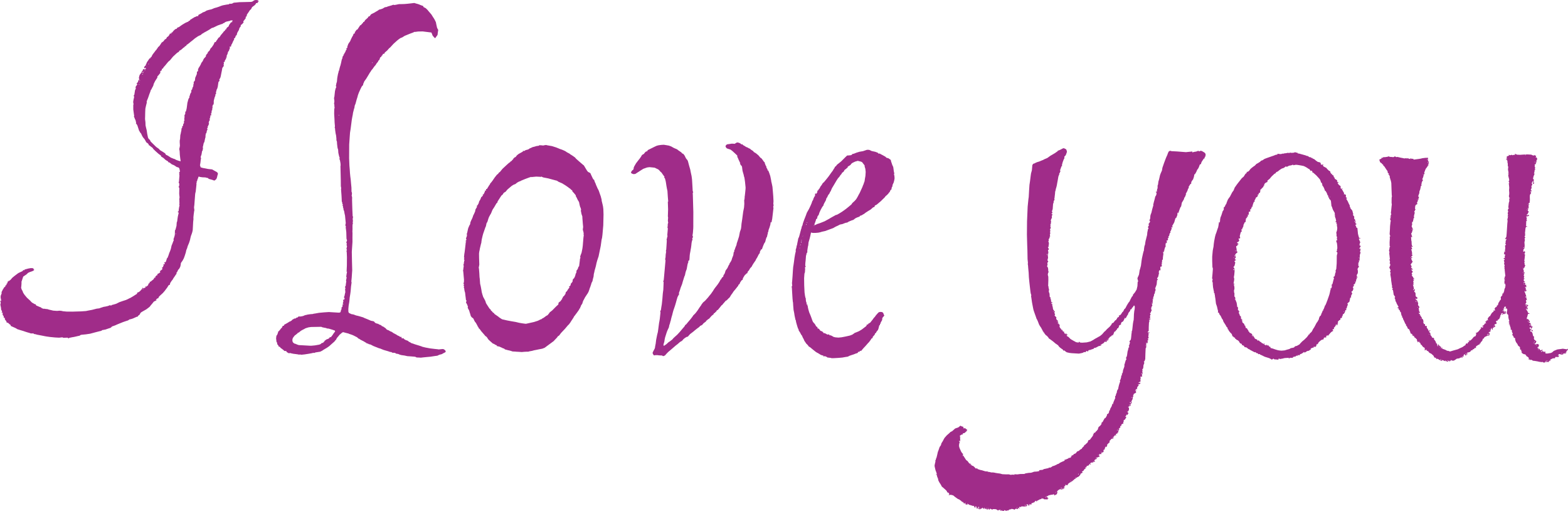 I Love You Text Png Pic (lavender, pink, white, plum)