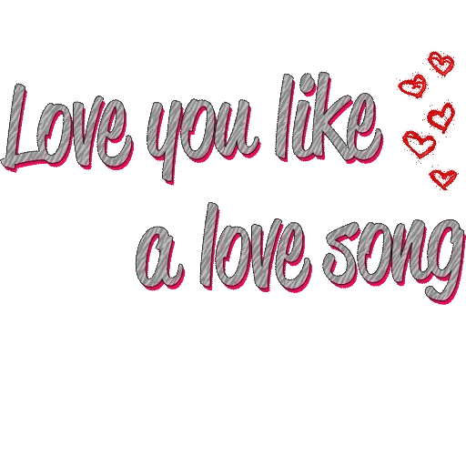 I Love You Word Png Free Download (black, gray, indigo)