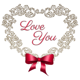 I Love You Word Png Transparent Picture (black)