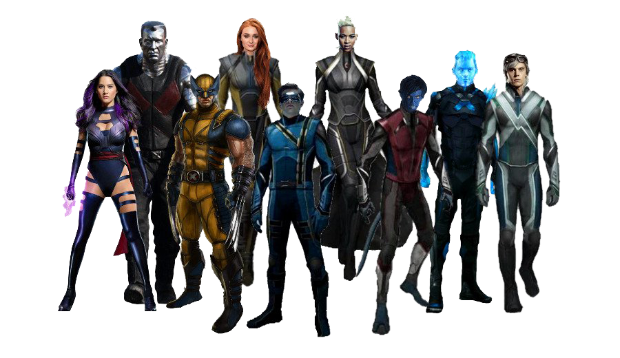 X Men Character Png Photo (black, white)