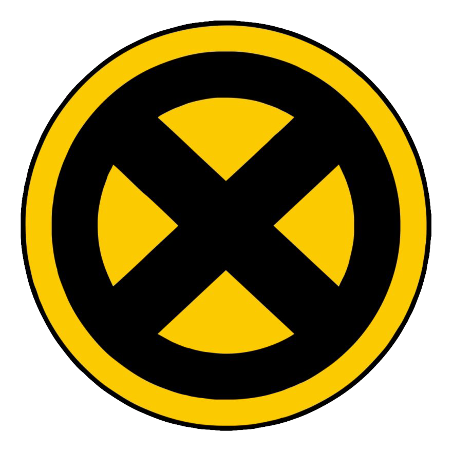 X Men Logo Png Free Download (gold, black, white)