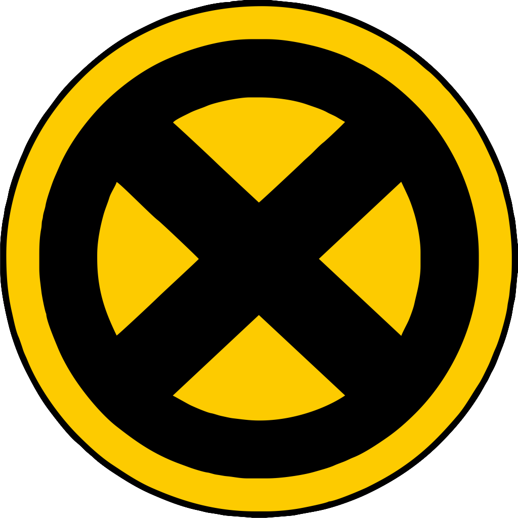 X Men Png Clipart (gold, black, white)