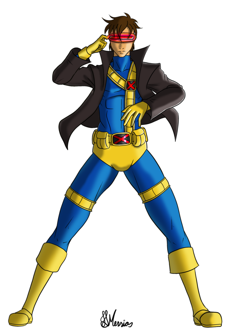 X Men Png Image File (gold, black, teal)