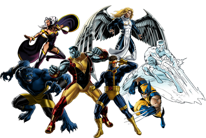 X Men Png Image Hd (black, white)