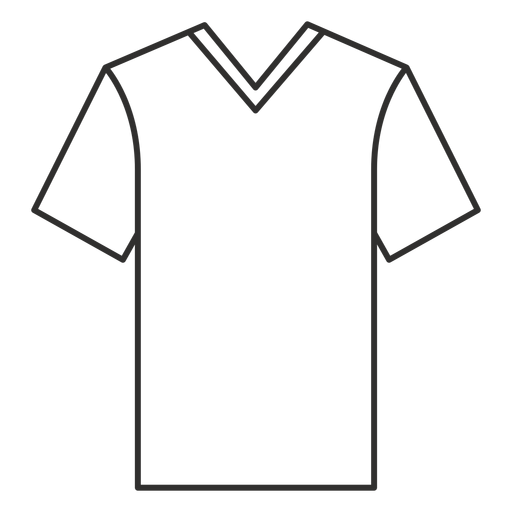 V Neck T Shirt Png Free Download (black)