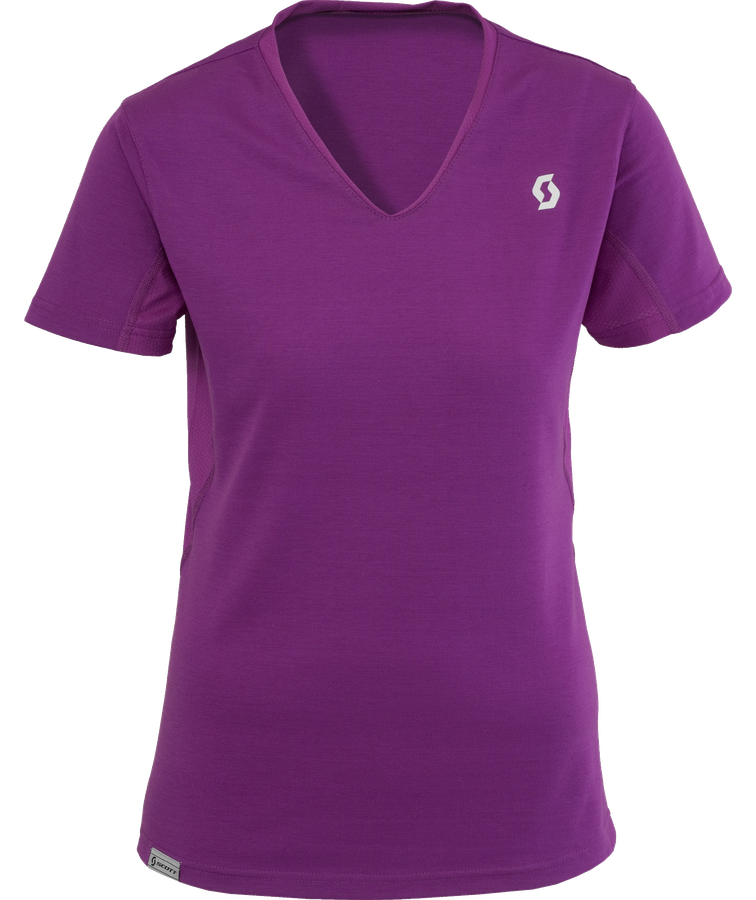 V Neck T Shirt Png Isolated Image (indigo, black, purple)