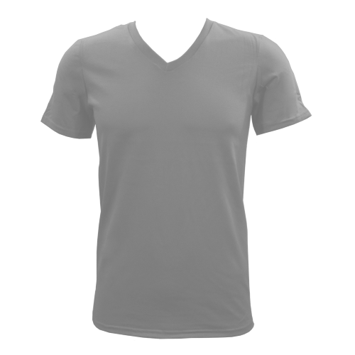 V Neck T Shirt Png Picture (black, gray)