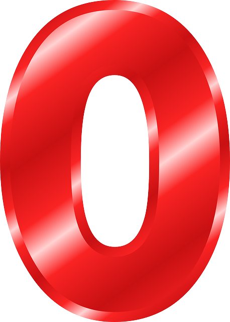 0 Number Png Images (red, white)