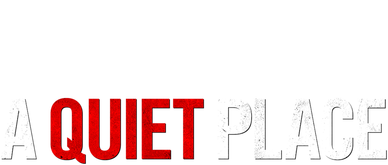 A Quiet Place Movie Png Hd (white, black, red)