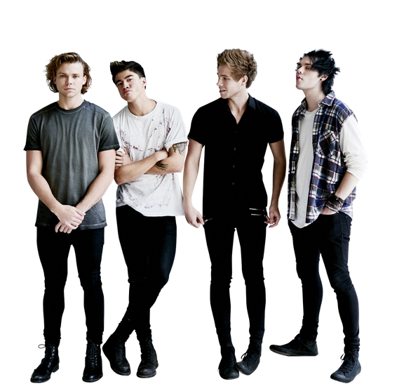 5 Second Of Summer Png Image (black)