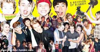 5 Second Of Summer Transparent Png (white, yellow)