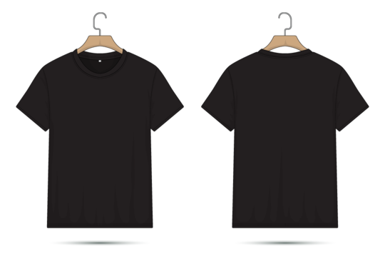 T Shirt Black Png Pic (black)