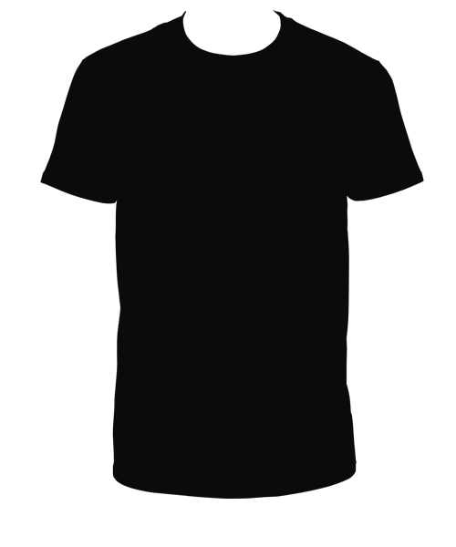 T Shirt Png Clipart (black, white)