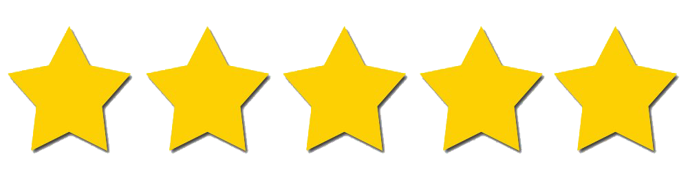 5 Stars Png Clipart (white, gold)