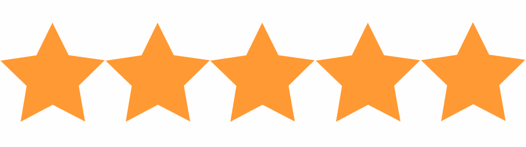 5 Stars Png Image (orange)