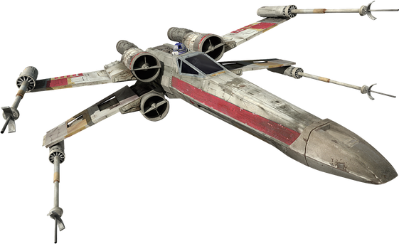 X Wing Starfighter Png File (black)