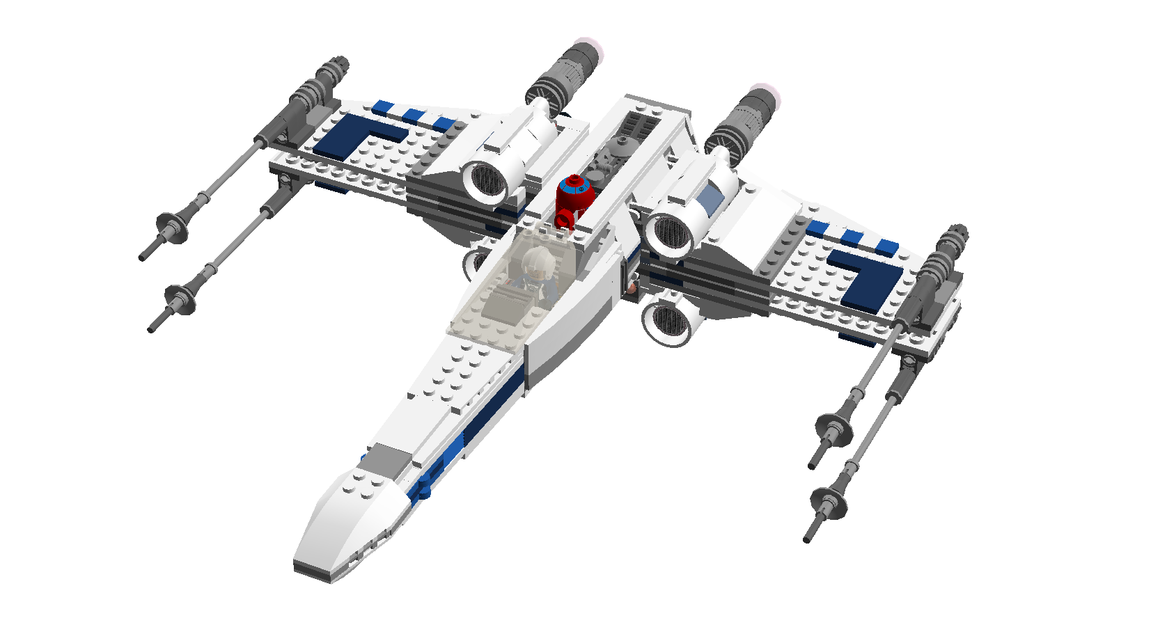 X Wing Starfighter Png Photo (lavender, silver)