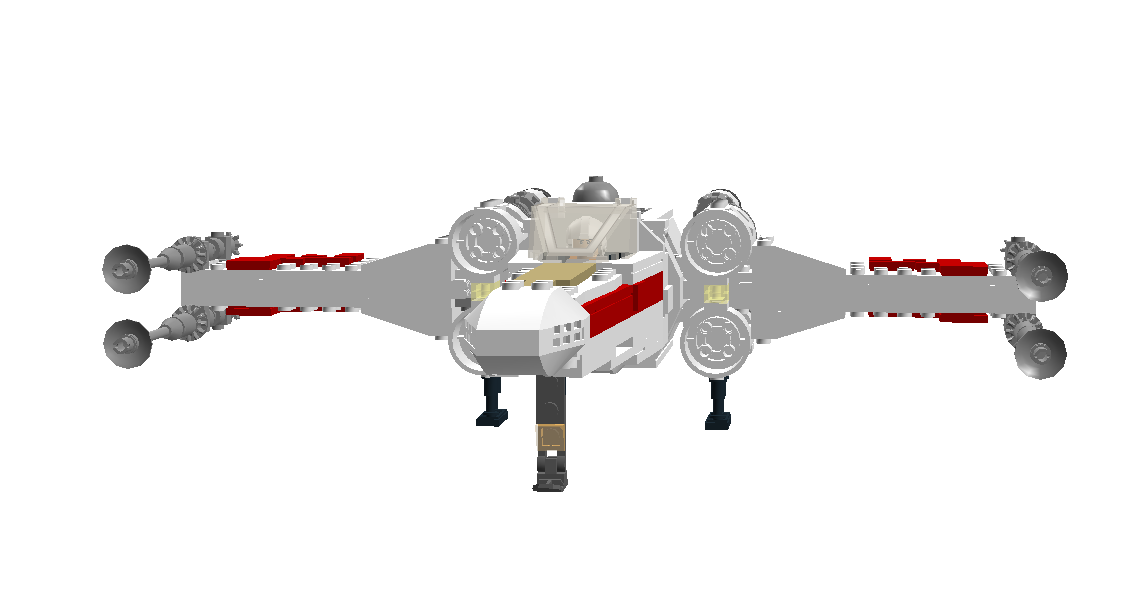 X Wing Starfighter Transparent Png (gray, silver)