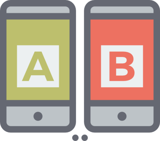 A B Testing Icon Free Png Icon Download (silver, salmon, black, gray, lavender)