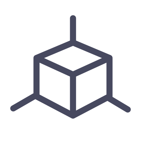 D Cube Icon Free Png Icon Download (gray, black, indigo)