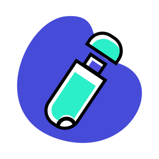 U Disk Free Transparent Png Icon Download (blue, white, greenish blue, black)