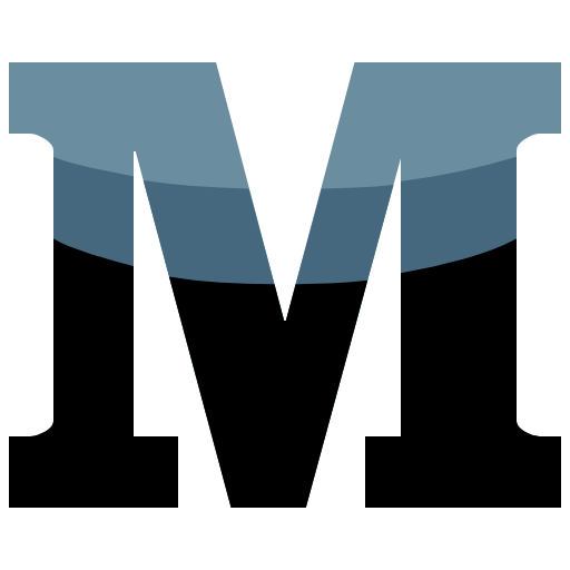 M Icon Free Transparent Png Icon Download (gray, black, indigo)