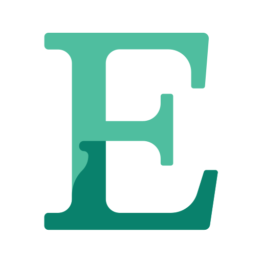 E Logo Icon Free Transparent Png Icon Download (teal, gray, black)