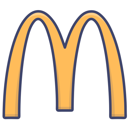 Z Mcdonalds Burger Logo Brand Icon Free Png Icon Download (salmon, black, indigo)