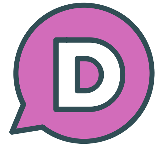 D Single Letter Circle Chat Brand Icon Free Transparent Png Icon Download (teal, violet, black)