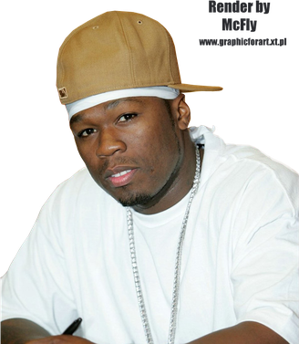 50 Cent Rapper Png (lavender, black)