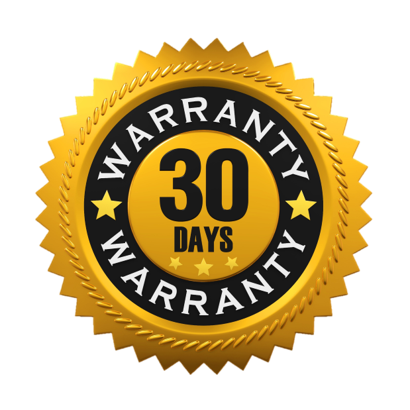 30 Day Guarantee Png Image (black)